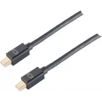 DisplayPort kabelis ShiverPeaks BS10-51035 2m Mini DisplayPort melns