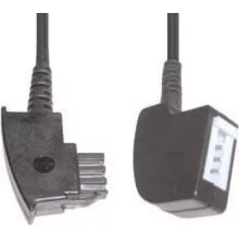 Telefona kabelis e+p T 24 6 m Melns