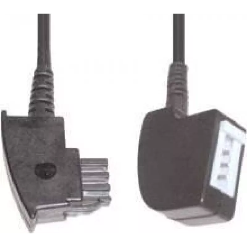 Telefona kabelis e+p T 24 6 m Melns