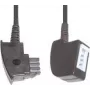 Telefona kabelis e+p T 24 6 m Melns