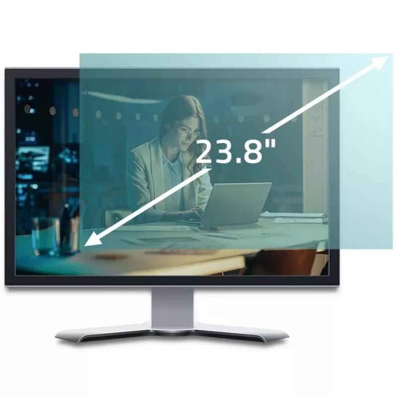Monitora ekrāna aizsargs QOLTEC 51075 23,8 collas pret zilo gaismu, matēts pretatspīdums