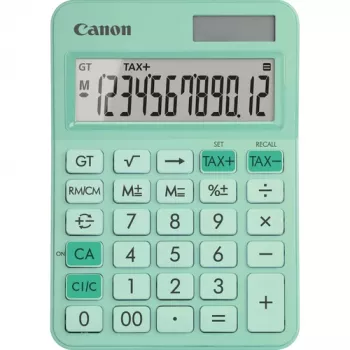 Basic Calculator Canon LS-125KB 12 Digits zaļa