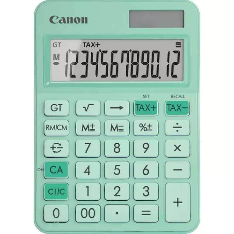 Basic Calculator Canon LS-125KB 12 Digits zaļa