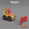 Rotaļu konstruktors Marioinex Mini Waffle Constructor — 141 gab., daudzkrāsains, no 5 gadu vecuma