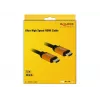 HDMI kabelis DeLOCK 85728 1,5 m A tips melns zeltains