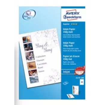 Fotopapīrs A4 Avery 2579-100