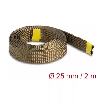 kabelis Sleeve DeLOCK 20889 Brown Basalt Fiber 2.5 cm