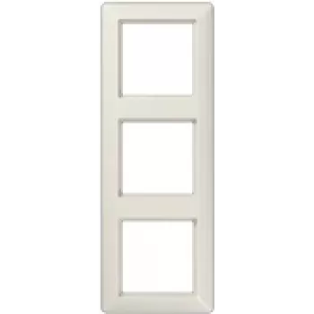 Slēdžu/kontaktligzdu pārsegplāksne JUNG AS 583 ziloņkaula krāsā — Duroplast, 80,5×222,5 mm