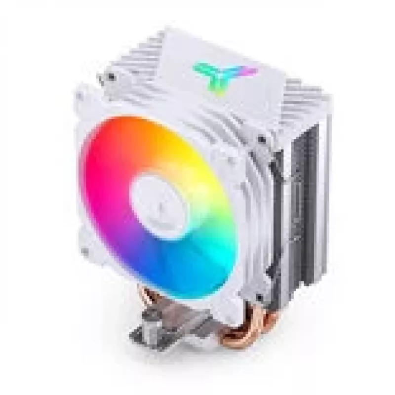 CPU dzesētājs Jonsbo CR-1400E 92mm ARGB balts — 92mm ventilators, ARGB apgaismojums, balta apdare