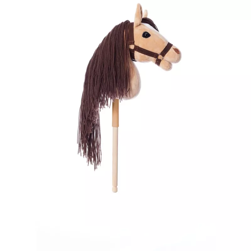 Zirgs uz kociņa HOPPIHORSE Hobby Horse A3 bēšs