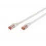 Patch vads Digitus CAT 6 S/FTP DK-1644-010/WH