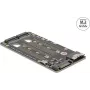 DELOCK SFF-8654 8i uz 2x M.2 Key M NVMe SSD pārveidotājs, modelis 64295
