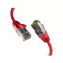 EFB-Elektronik CAT8.1 sarkans 0,50 m RJ45 komutācijas kabelis S/FTP PIMF LSZH 2000 MHz 40 GB tīkla kabelis Ražotājs: EFB Elektronik (EC020200289)