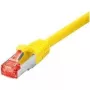 Tecline exertis Connect - komutācijas kabelis - RJ-45 (v) uz RJ-45 (v) - 25 m - SSTP kabelis - CAT 6 - bezhalogēna - dzeltens (71525Y)