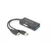 HDMI 3in1 adapteris Digitus AK-330403-002-S