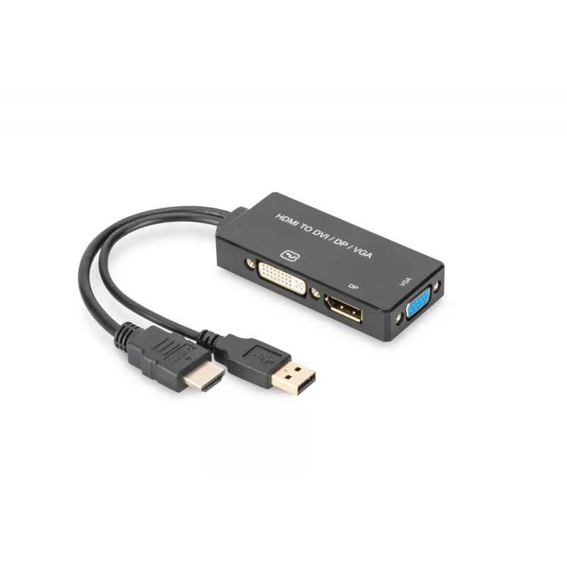HDMI 3in1 adapteris Digitus AK-330403-002-S
