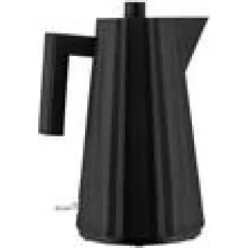 Alessi MDL06/1 B Plisse elektriskā tējkanna 100 cl, melna (MDL06/1 B)