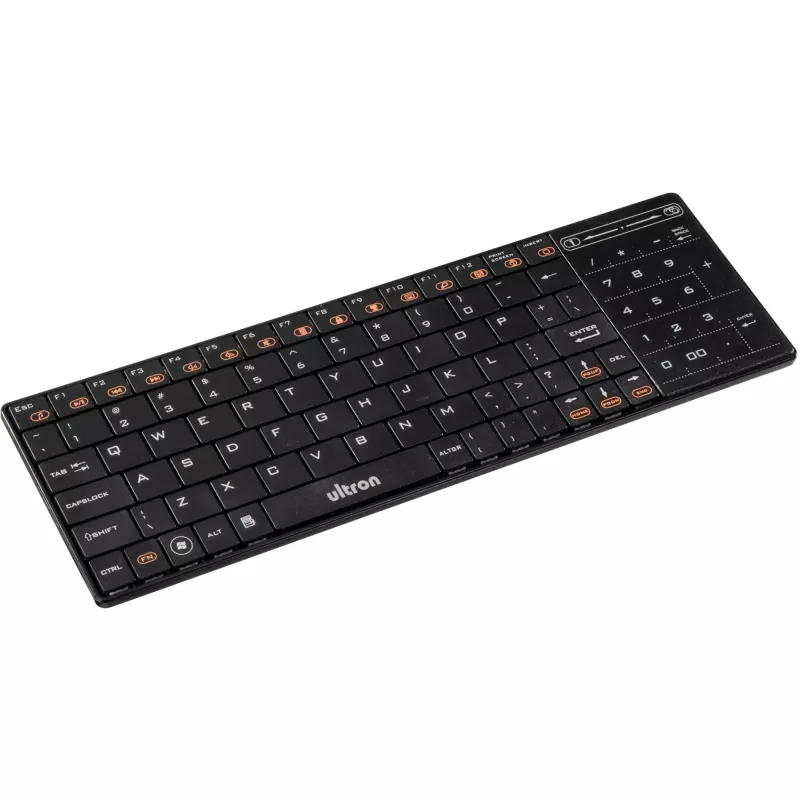 Ultron UMT-BT Bluetooth QWERTZ vācu melna tastatūra