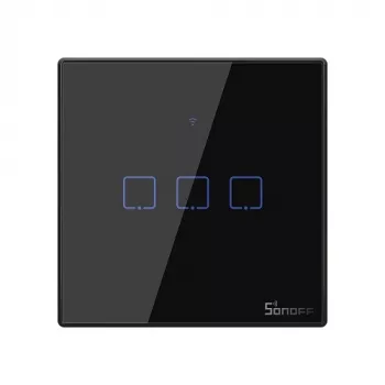 Viedais slēdzis WiFi + RF 433 Sonoff T3 EU TX (3 kanāli)
