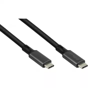 Goodconnections 2404-MT015S USB kabelis, melns