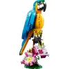 LEGO komplekts Exotic Parrot 31136 — Creator vitrīnas modelis, 253 detaļas, 220×120×110 mm