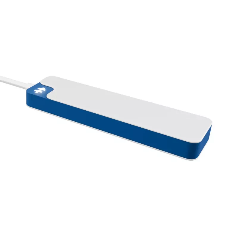 USB-C centrmezgls HYPER HyperDrive Flex HD5200BUGL — 4 pieslēgvietas, zils