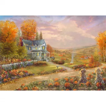 Thomas Kinkade Studios: Herbst in Apple Hill, puzle 500 gab.