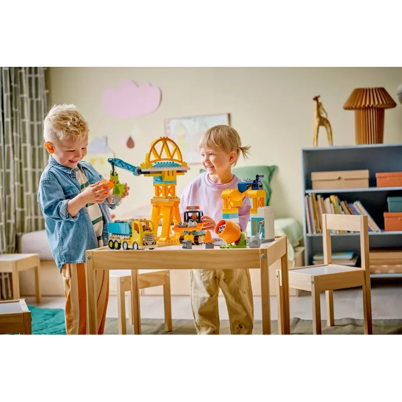 LEGO DUPLO 10476 3 in 1 Būvlaukums un transportlīdzekļi