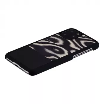 Viedtālruņa maciņš man and wood iPhone 11 Pro — leoparda melna aizsargapvalks