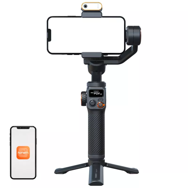 Smartphone camera stabilizer Hohem iSteady M6 Kit Melns 2600 mAh