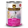 Mitrā suņu barība Wolfsblut VetLine Hypoallergenic Horse 395 g bundža, pilnvērtīga barība pieaugušiem suņiem, olbaltumvielas 10%, tauki 4,5%, mitrums 80%