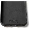 Mujjo Full Leather Case vāciņš priekš iPhone 17 Pro Max Melns