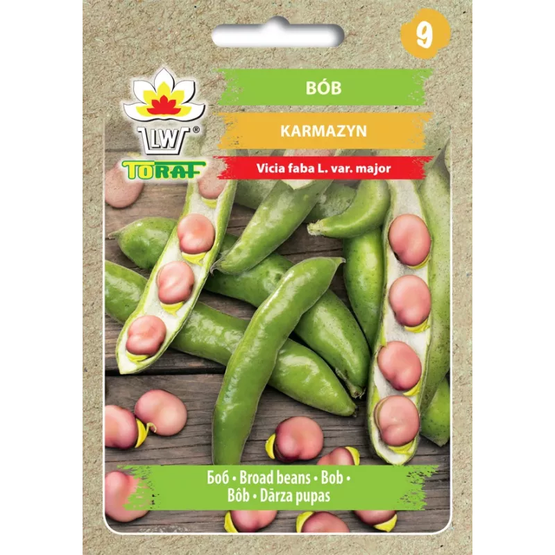 Crimson Bean Toraf dārzeņu sēklas, 30 g iepakojums