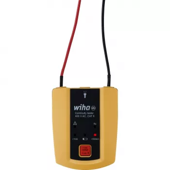 Durchgangsprüfer 45222, līdz 400 V AC, CAT II, mērinstruments dzeltens/melns