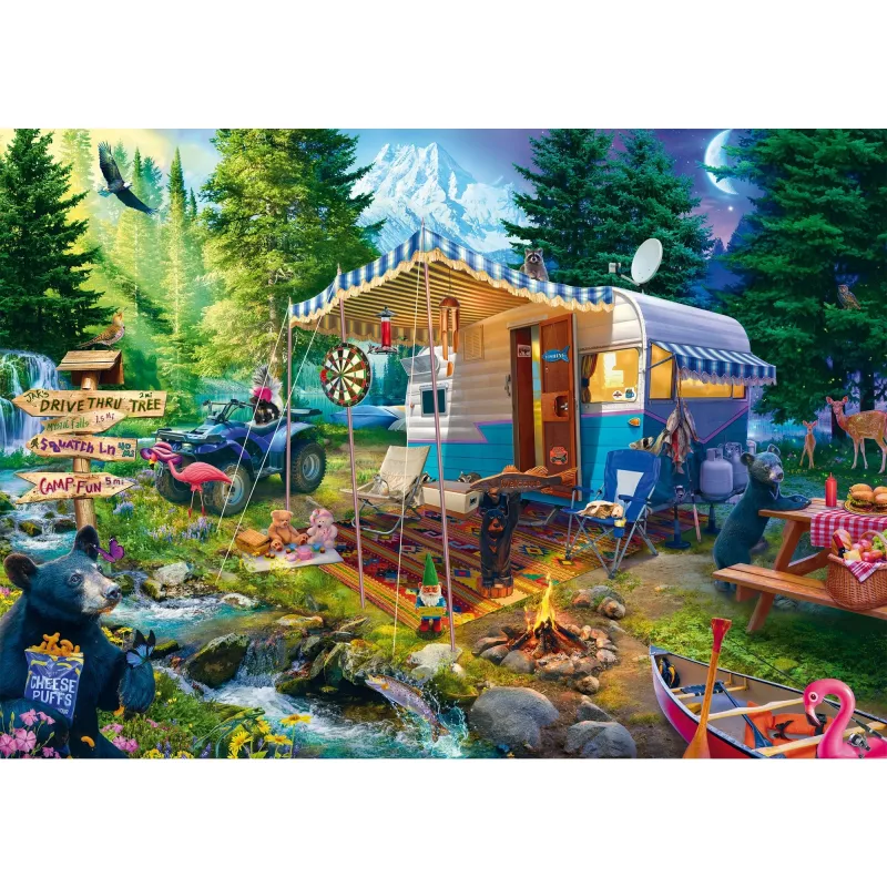 1000 gabalu puzle, schmidt spiele — Jeff Haynie: Ar karavānu kalnos