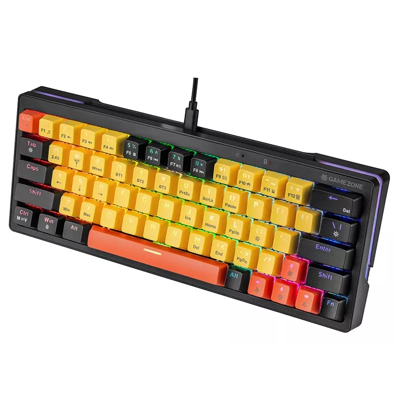 Mehāniskā tastatūra Tracer Gamezone EVO2 Hot Swap 63 (Dzeltena)