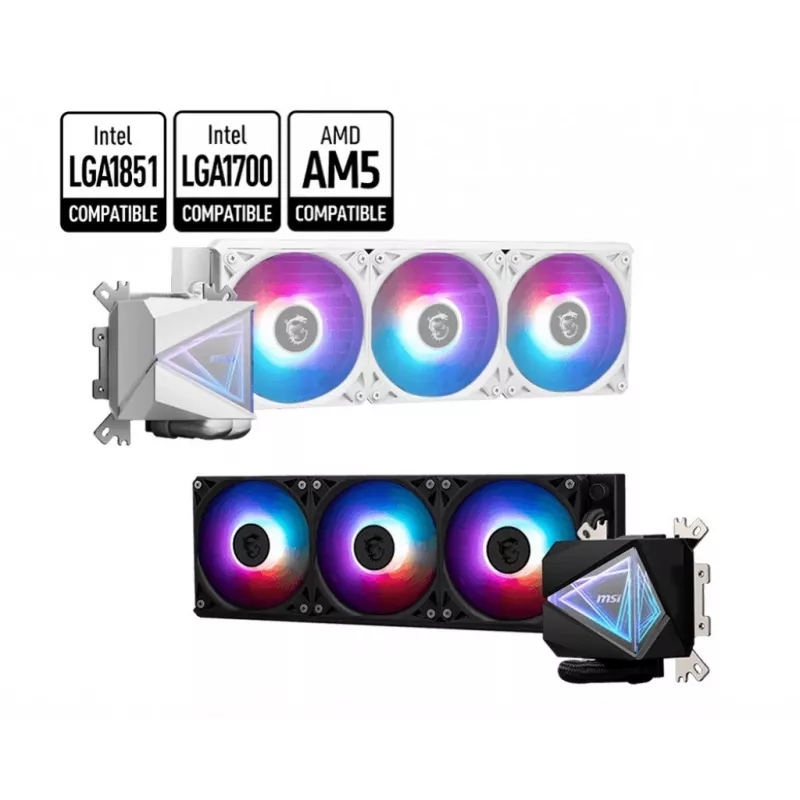 MSI MAG Coreliquid I360 balta Procesora šķidruma dzesētājs 12 cm 1 gab.