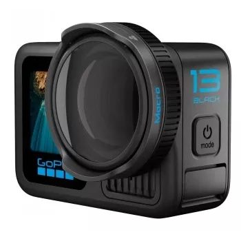Lens GoPro Macro Lens Mod HERO13 Melns 20mm 100mm 100mm