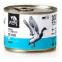 Mitrā kaķu barība 3coty Duck 180 g — pilnvērtīga bezgraudu konservēta mitrā barība pieaugušiem kaķiem, olbaltumvielas 15%, tauki 10%, mitrums 72,8%