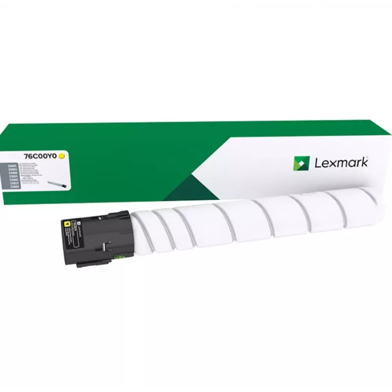 Toneris Lexmark 76C00Y0 3000 lapas dzeltens