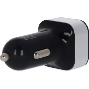 Automašīnas lādētājs TECHNISAT CARCHARGER DUAL USB CE — divi USB porti transportlīdzekļa barošanai