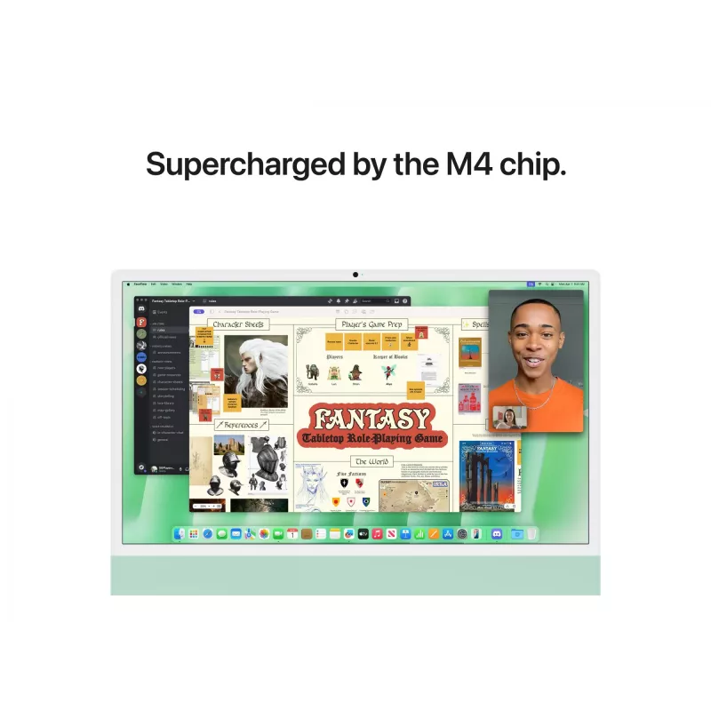 iMac 24 inch: M4 10/10, 16GB, 512GB SSD - zaļa