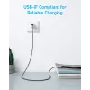 Anker Innovations 322 USB-A uz USB-C kabelis, neilons, 1,8 m, melns - kabelis - digitāls/dati