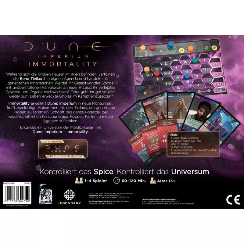 Dune: Imperium - Immortality, galda spēles paplašinājums