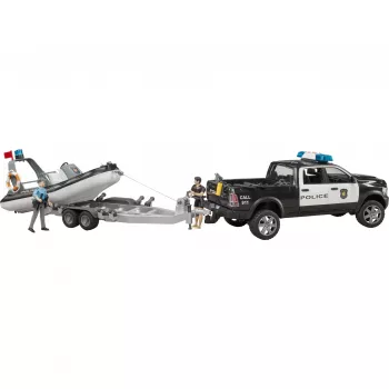 Dodge RAM 2500 Police Pickup with boat