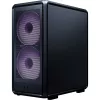 PC Case Cooler Master MasterFrame 500 Mesh Midi Tower — Melna ar caurspīdīgu sānu, atbalsta ATX/EATX, 2x200 mm priekšā, 1x120 mm aizmugurē