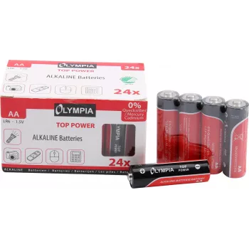 Mājsaimniecības baterija AA Alkaline Olympia 40179