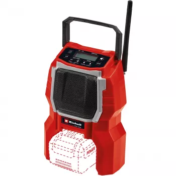 TC-RA 18 Li BT - Solo, būvlaukuma radio sarkans/melns, Bluetooth, bez akumulatora un lādētāja