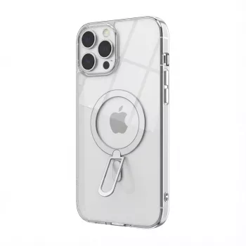 Aizsargmaciņš GUAN iPhone 16 ar 10H rūdīto stiklu, integrētu balsteņu, balts