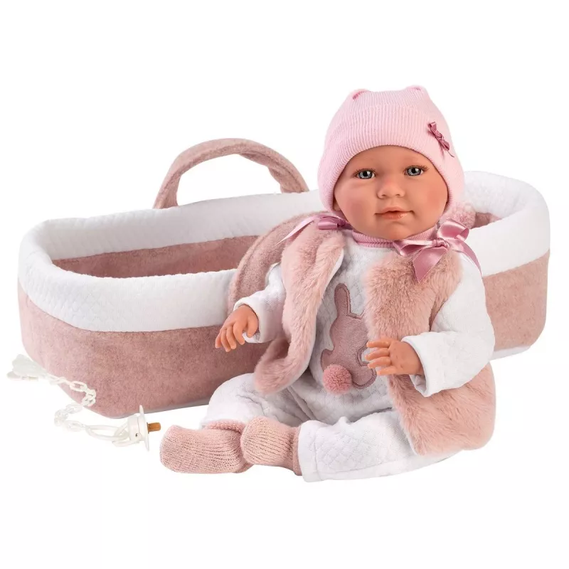 Lelle Llorens Mimi Rosa 42 cm — Llorens 74012, vinila un tekstila, locītavas ekstremitātēs